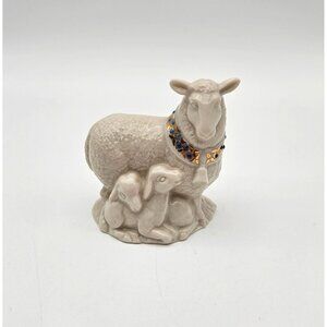 Lenox China Jewels Nativity Ewe Sheep Baby Lambs